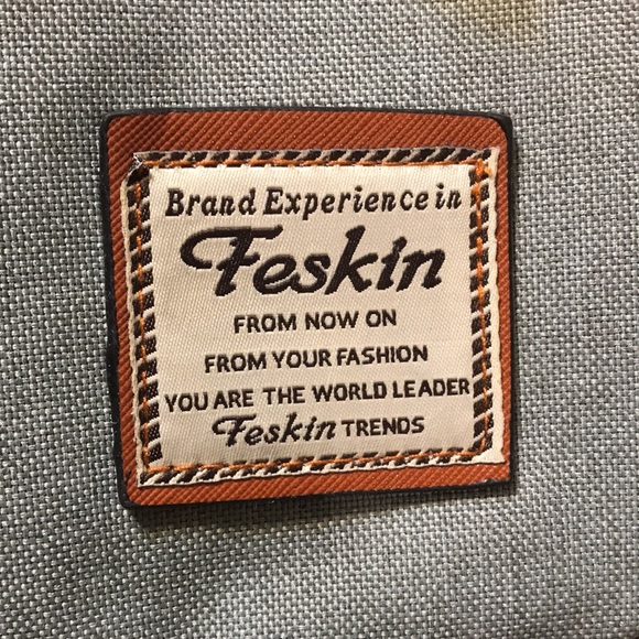 Feskin Trends Vintage Type Laptop Backpack w/USB Charging Port/Lowest Price - Picture 2 of 12